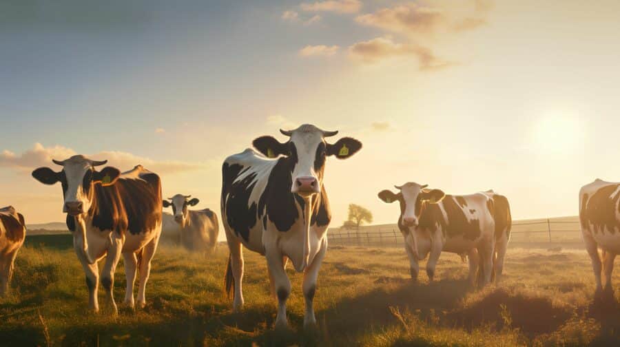 Kühe vegane Ernährung
