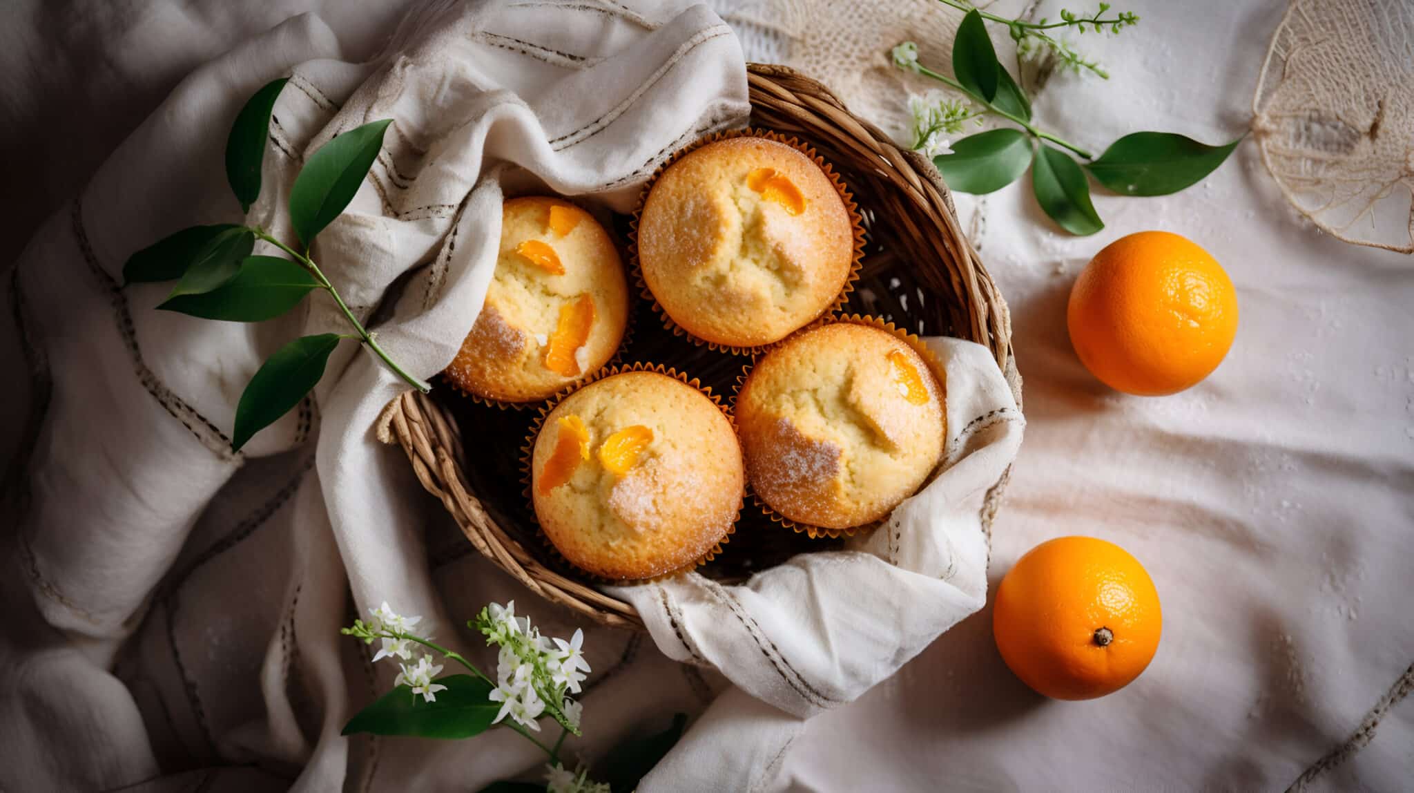Orangen-Ingwer-Muffins