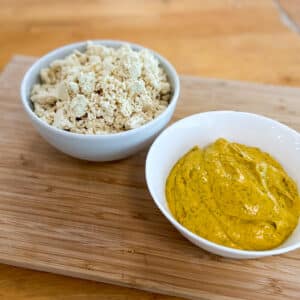 veganer Eiersalat Rezept - Tofu
