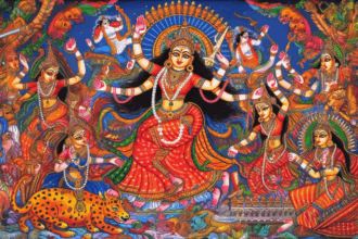 schöpferische weibliche Urkraft Durga