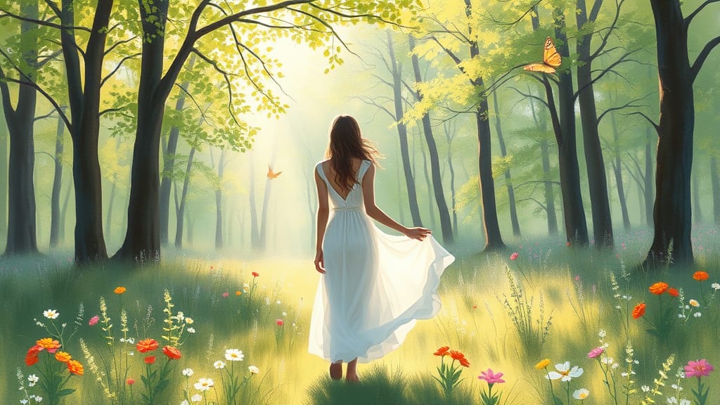 Heilreise, Spaziergang durch den Wald