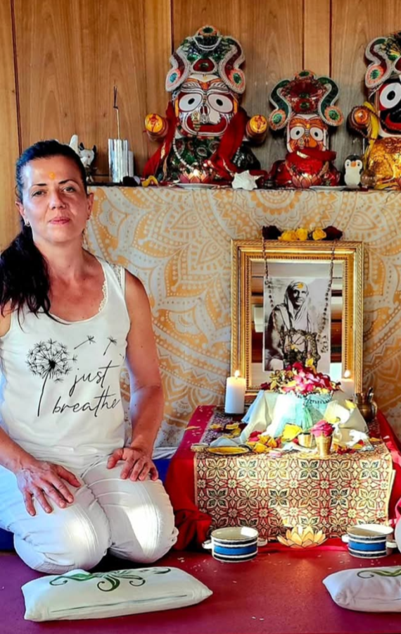 Sabrina Das, Centerleiterin des Yoga Vidya Centers Wittenbach in der Schweiz