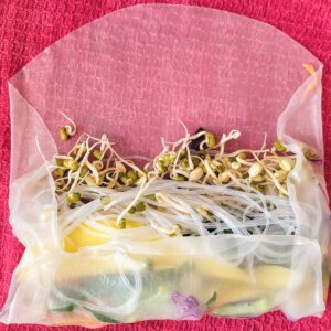 Sommerrollen eingeschlagen