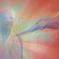 Swami Sivanada geht nirgendwohin: Portait stilisiert zu Mahasamadhi.
