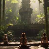 Yoga unterrichten Regenwald Natur