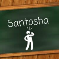 Santosha ist die Zufriedenheit mit sich und der Welt.