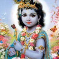 Der Avatar Krishna als Kind