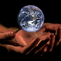 Erdheilung - Welt, Erde, Hände
